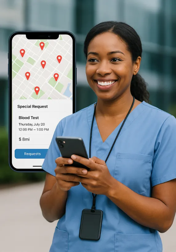 Mobile Application for Phlebotomists
